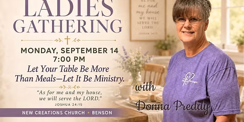 September Ladies Fellowship Gathering