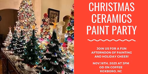 Christmas Ceramics at OD on Coffee