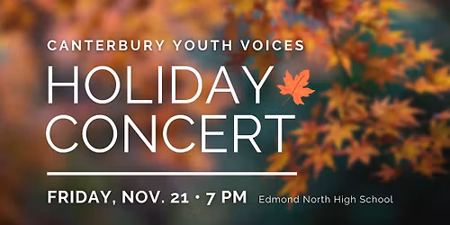Canterbury Youth Voices Holiday Concert