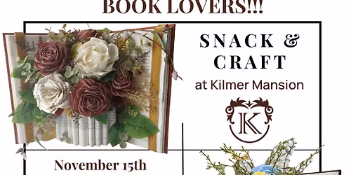 Book Lovers Craft & Snack!