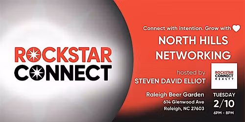 Free North Hills Networking Rockstar Connect Event (February, NC)