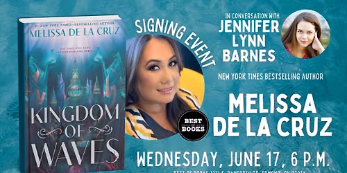 "Kingdom of Waves" Signing with Melissa De La Cruz