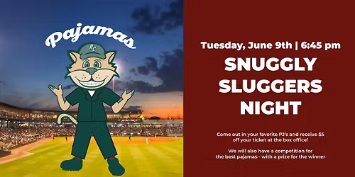 Snuggly Sluggers Night - PJ's in the Park