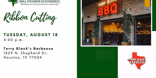 Ribbon Cutting for Terry Black's Barbecue