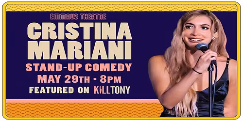 Cristina Mariani Live at the Emmaus Theatre