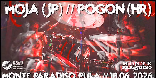 Noise psihodeli\u010dari MOJA 18.6. u Puli! Support: Pogon