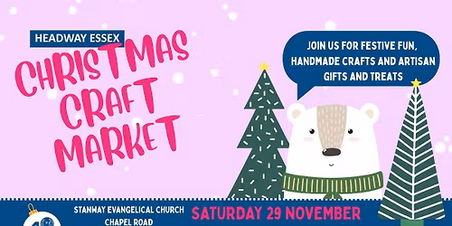 The Headway Essex Christmas Craft Market 2025