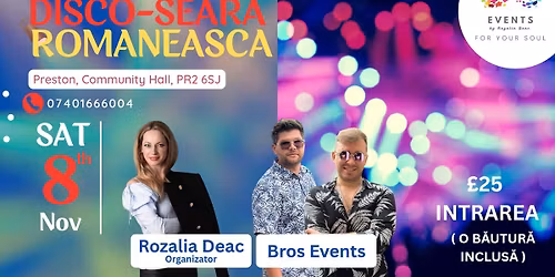 Disco - Seara Rom\u00e2neasc\u0103 \u00een Preston
