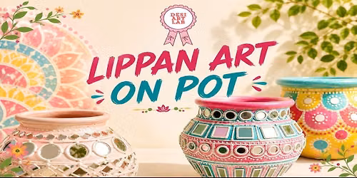 Lippan art on Pot