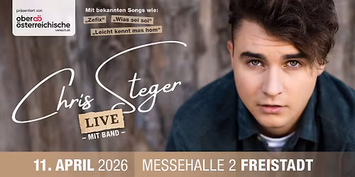CHRIS STEGER - Live mit Band in Freistadt