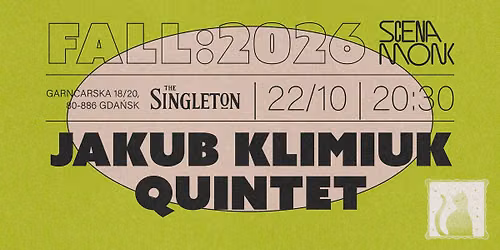 JAKUB KLIMIUK QUINTET | Scena MONK