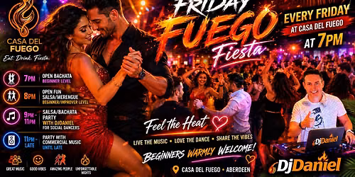 FRIDAY FUEGO FIESTA New Salsa Course!\ud83d\udc83\ud83d\udd7a\ud83e\udd73\ud83d\udd25