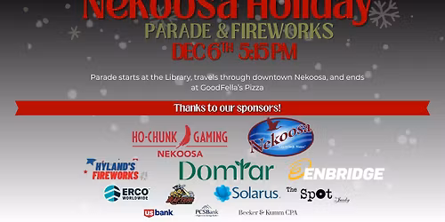 Nekoosa Holiday Parade & Fireworks