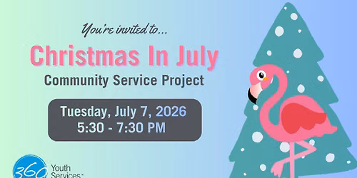 Christmas in July Community Service Project