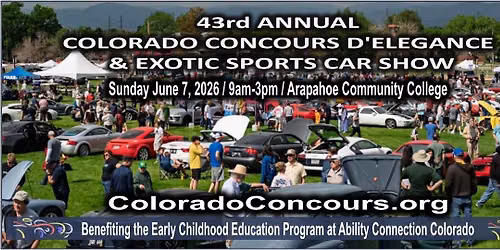 Colorado Concours d'Elegance and Exotic Sports Car Show