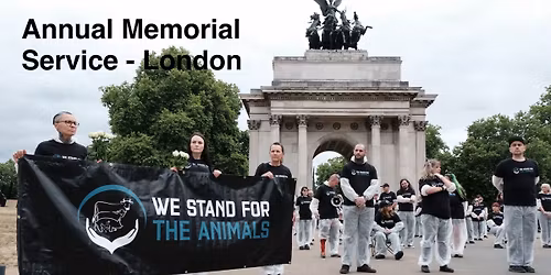 We Stand For The Animals 6th Annual Memorial Service - London