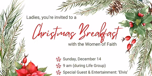 Women of Faith Christmas Breakfast