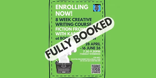 FULLY BOOKED! Creative Writing Course: Fiction from life with Karen McLeod
