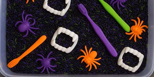 Vampire Dentist Sensory Bin & Storytime