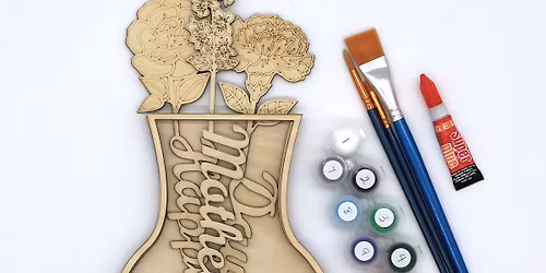 3D Mommy + Me Paint Class | Bouquet!