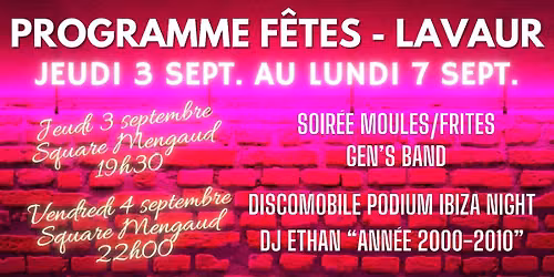 F\u00eates G\u00e9n\u00e9rales de septembre 