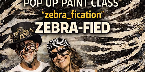 ARTCAR POP-UP INTERACTIVE PAINT PARTY ALLEN PARKWAY ZEBRA LINEUP