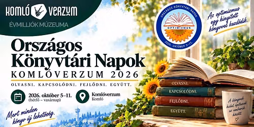 Orsz\u00e1gos K\u00f6nyvt\u00e1ri Napok 2026 \u2013 Koml\u00f3verzum
