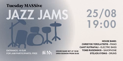 MASSive Jazz Jam | Christos Yerolatsitis Quartet\n\n