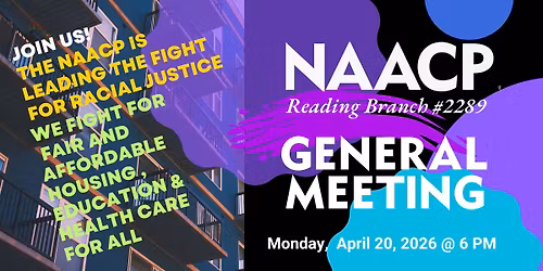 April NAACP General Meeting