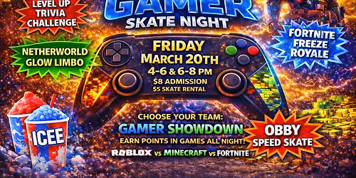 Ultimate Gamer Skate Night! \ud83c\udfae\ud83d\udefc