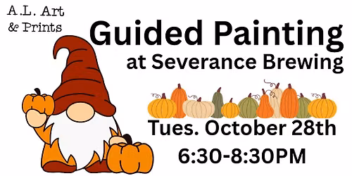 Guided Painting at Severance Brewing 10\/28\/25