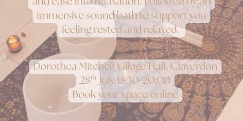 Rest and Restore Yoga & Sound Bath