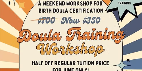Family Birth Services Doula Training Weekend Workshop