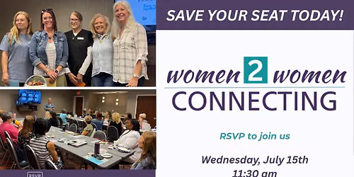 Women 2 Women Connecting July - Navarre Beach Area Chamber of Commerce