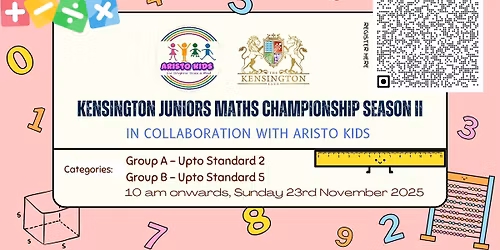 Kensington Juniors Maths Championship Season II