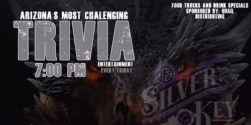 Trivia Night at The Silver Key Lounge Every Friday Night
