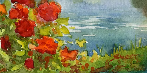 Watercolor Landscape Art Class