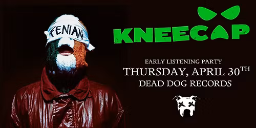KNEECAP Album Pre-Release Listening Party at Dead Dog Records