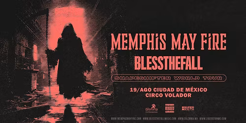 Memphis May Fire + Blessthefall en Ciudad de M\u00e9xico 