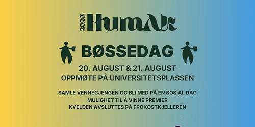 HUMAKS B\u00d8SSEDAGER