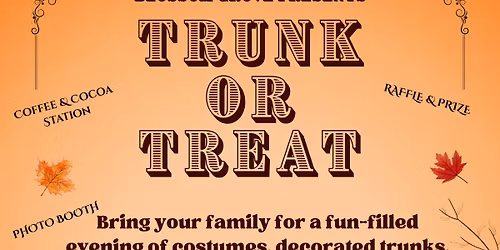 Blossom Grove Trunk or Treat