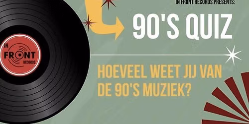 In Front Records Presents The 90s Popquiz | Caf\u00e9 | Cpunt