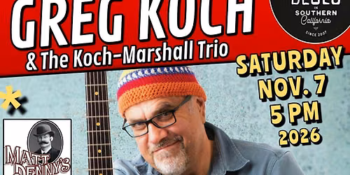GREG KOCH - International Guitar Superstar - in Arcadia!