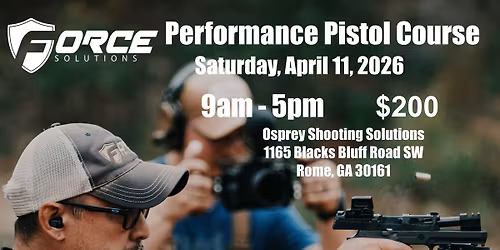 Perfomance Pistol Course 