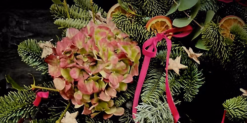 Luxury Fresh Flower Christmas Wreath