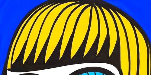 Girl with Yellow Bob Paintalong \ud83e\udd42\ud83c\udfa8