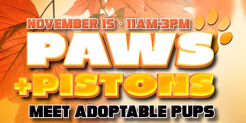 Paws & Pistons | Fall Adoption Event