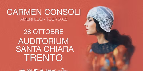 Carmen Consoli | Auditorium Santa Chiara, Trento