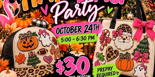 Our first hat \/ bag party 