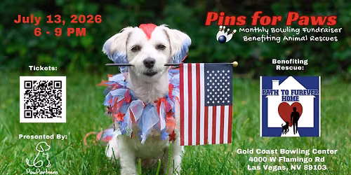 Pins for Paws Benefiting Path to Furever Home